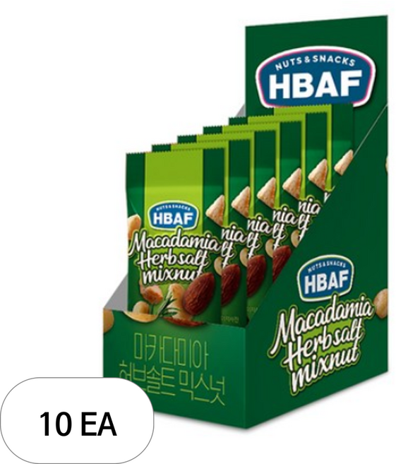바프 마카다미아 허브솔트 믹스넛 30g x 6p, 180g, 10개