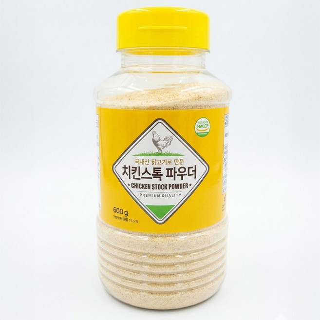 [후추마스터] 두원식품 치킨스톡파우더 600g X 12개 박스 업소용 국내산 닭육수, 5개