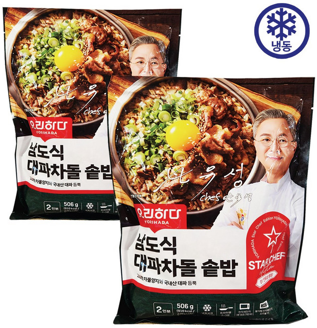 요리하다 안유성 남도식 대파차돌 솥밥, 2개, 506g