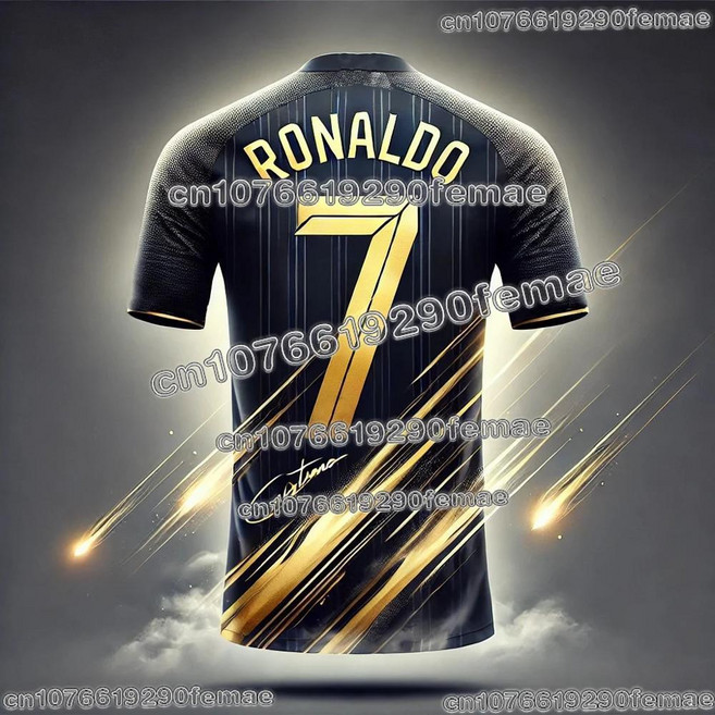 호날두 번 팬 축구 유니폼 건조 통기성 스포츠 티셔츠 경기 일상 편안함용, 1개, 2. 48F0131-094-ZKB-B / P. 110