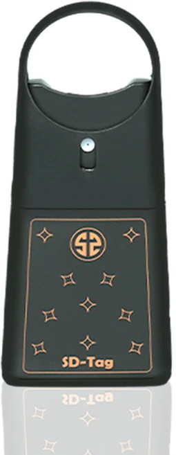 2025년형 에스디펜스 태그 타입 호신용 스프레이 SD-Tag 매트 블랙, 1개 - 쿠팡