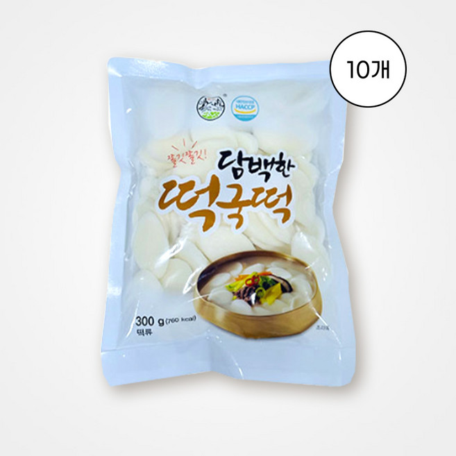 [송학] 담백한 떡국떡 300g 10개