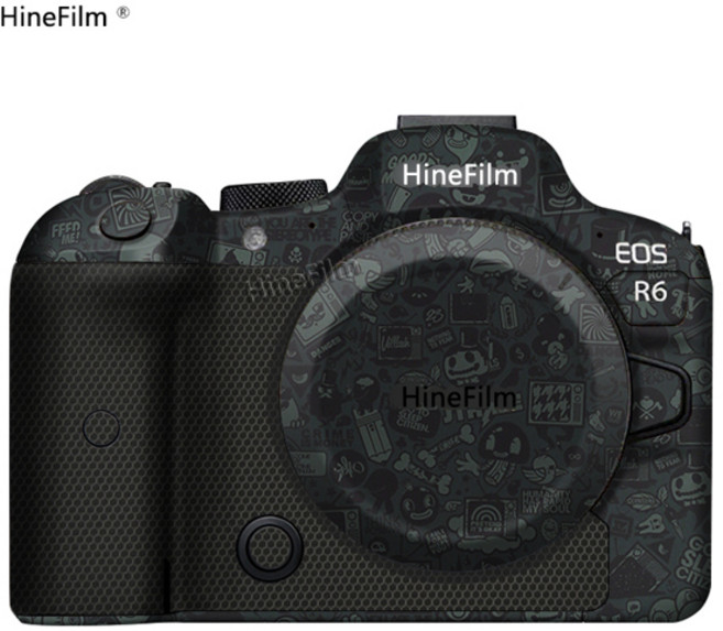 R6 카메라 스킨용 Hinefilm 스킨 Canon EOS R6 프리미엄 데칼 스킨 EOSR6 보호기 CanonR6 스티커용 스크래치 방지 커버 필름, [29] Ghost