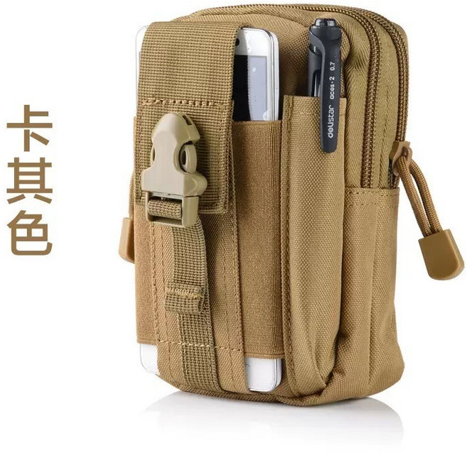 molle 多功能戰術腰包, 卡其, 1個