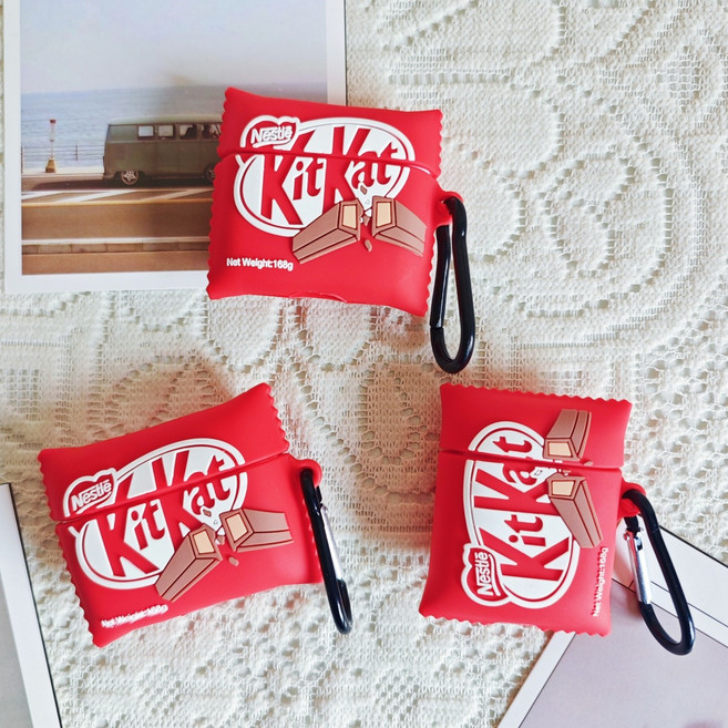 래미리아 에어팟 프로2 & 3 4세대 실리콘 젤리 케이스, 킷캣, 에어팟프로2, 1개