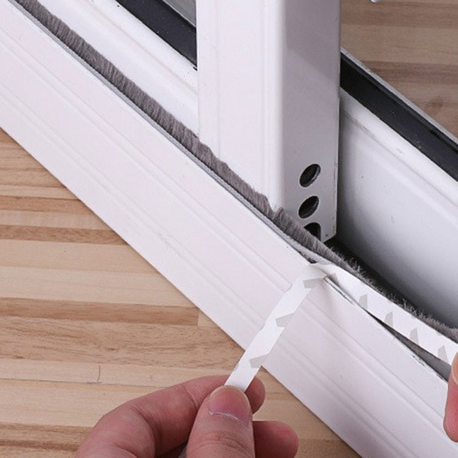 벌레 외풍 소음 차단 샤시 틈막이 모헤어 문풍지(긴모짧은모), 짧은모(2M), 1세트