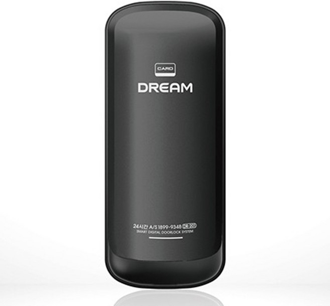 드림록 드림 보조키 손잡이 없음 도어락 DR-201 + 카드키 4p + 건전지 4p 세트, 고객직접설치