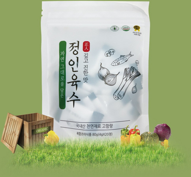 정현비앤에프 간편한 코인육수, 1개, 80g