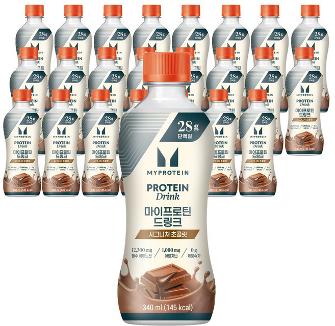 마이프로틴 드링크 시그니처 초콜릿, 24개, 340ml