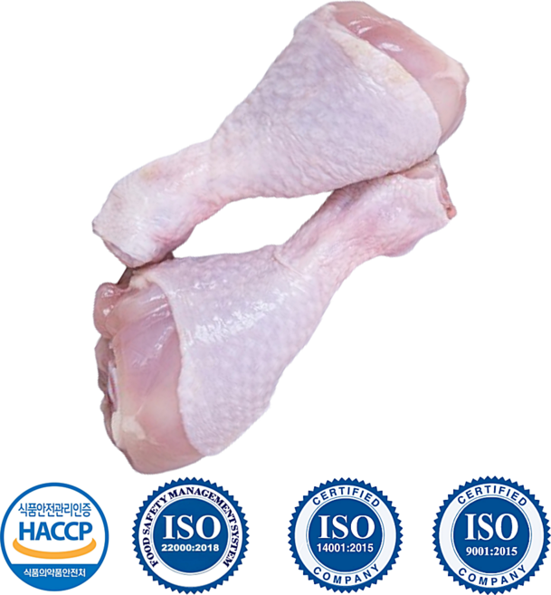 [도담들] 냉장 인제 청정 1등급 닭다리 북채 ISO HACCP, 1개, 2kg