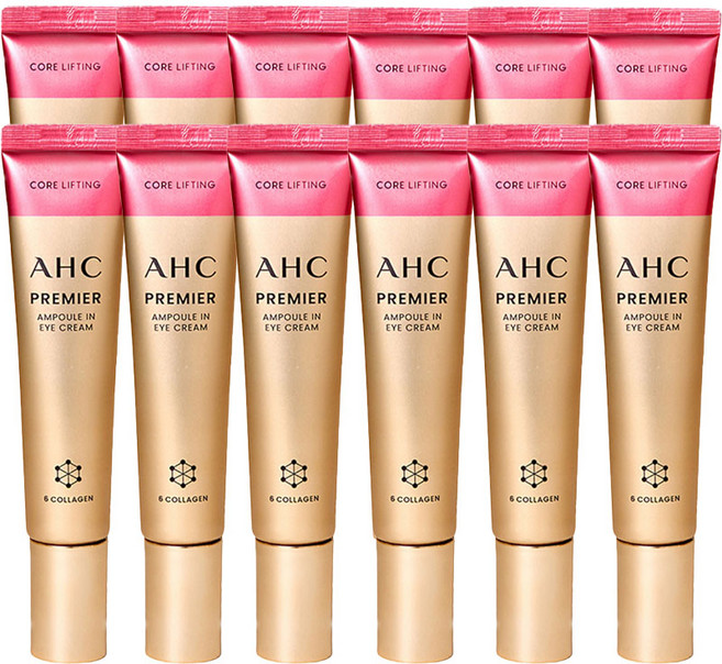 최신상 시즌 12 AHC 아이크림 시즌12 프리미어 앰플 인 아이크림 코어 리프팅 40ml, 12개