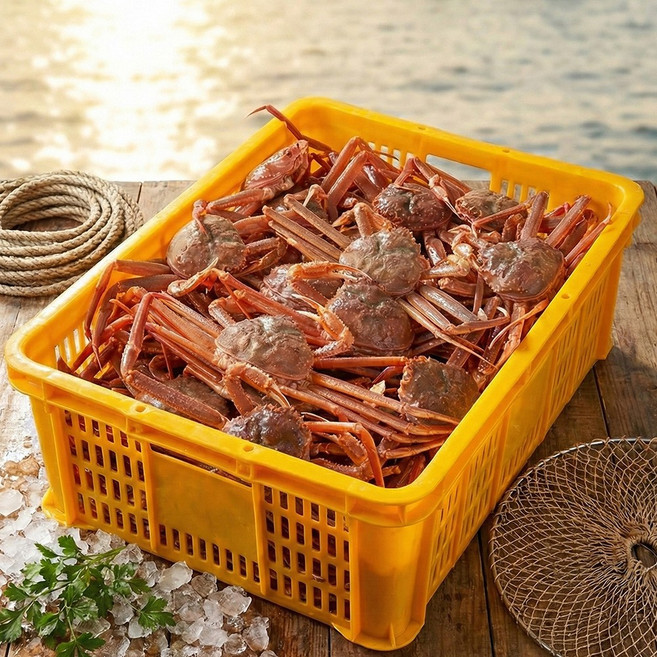 웅웅수산 프리미엄 홍게 수율 90%내외 품질보증 특A급 당일발송 연지홍게, 1개, 3KG (7~11마리)