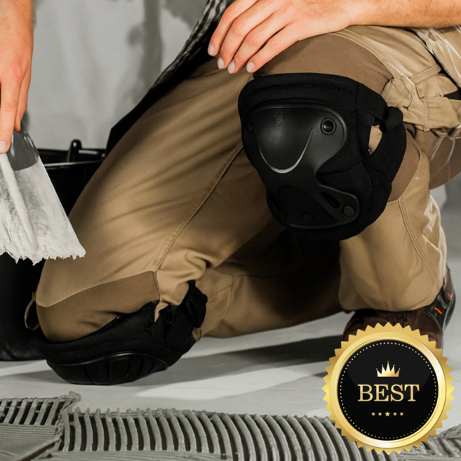 플로업 작업용 무릎보호대 야외 현장 시공, 1세트