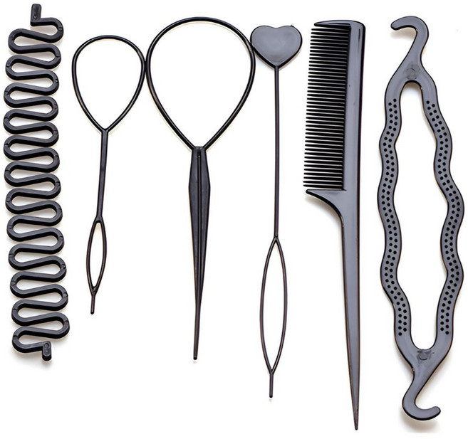 봄별 (10개) 헤어스타일 머리묶는 도구 스틱, 10개