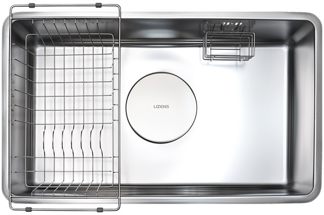 리젠스 LQ750 씽크볼 싱크대제작 오버형싱크볼, 스텐배수구, 1개