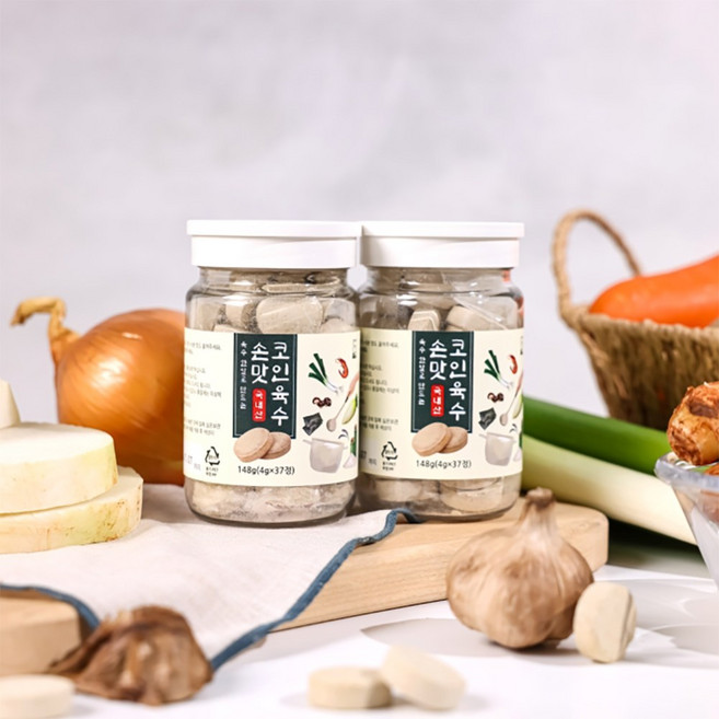 (대한생활)간편하고 진한 손맛 코인육수, 1개, 148g
