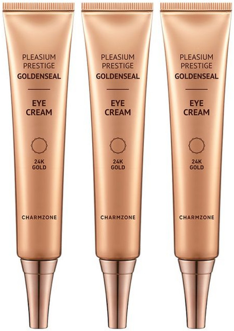 참존 골든실 주름+탄력 순금 24k 아이크림, 3개, 30ml