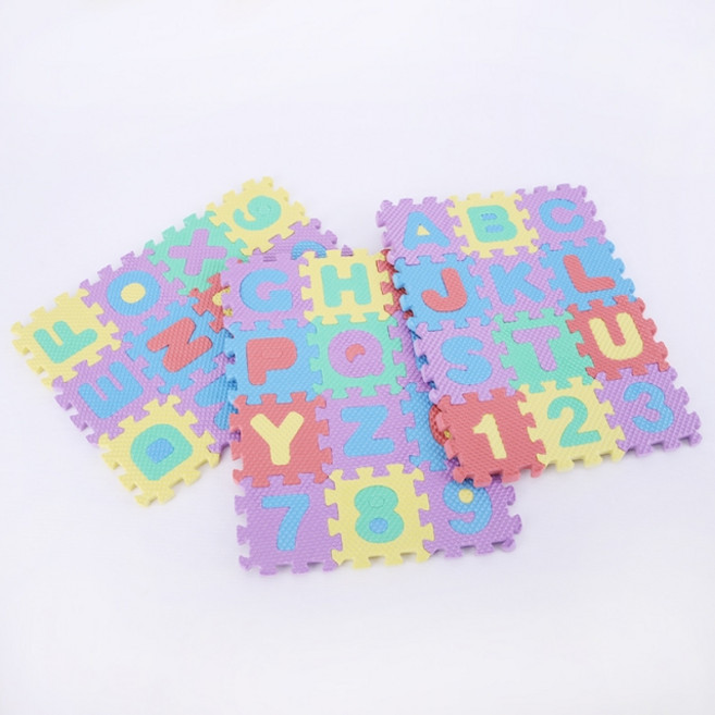 짱패브릭 인형 놀이방매트 / 구체관절인형 파올라레이나 유딩이 퍼즐매트, 1개