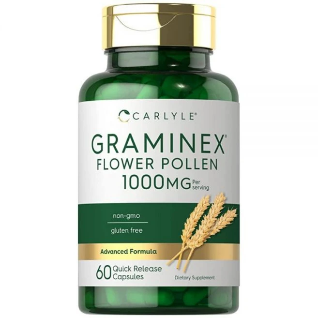 칼라일 graminex 꽃가루 추출물 1000mg 60정, 1개 - 쿠팡