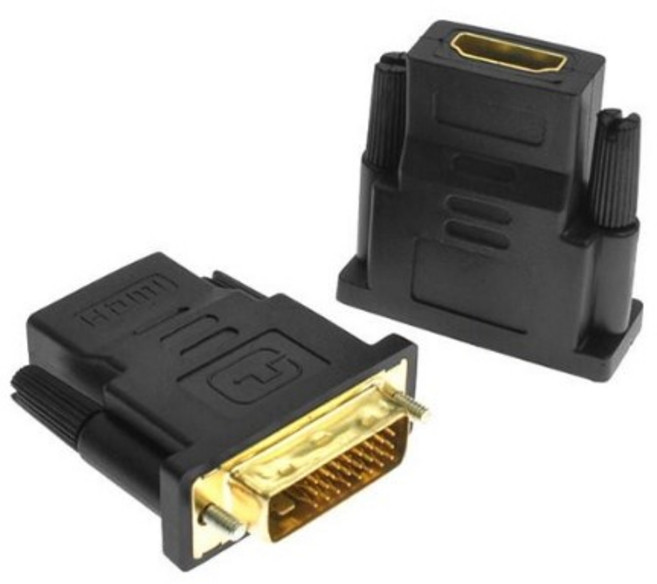 DVI 24+1 轉 HDMI 母 轉換頭 1080P, 1個