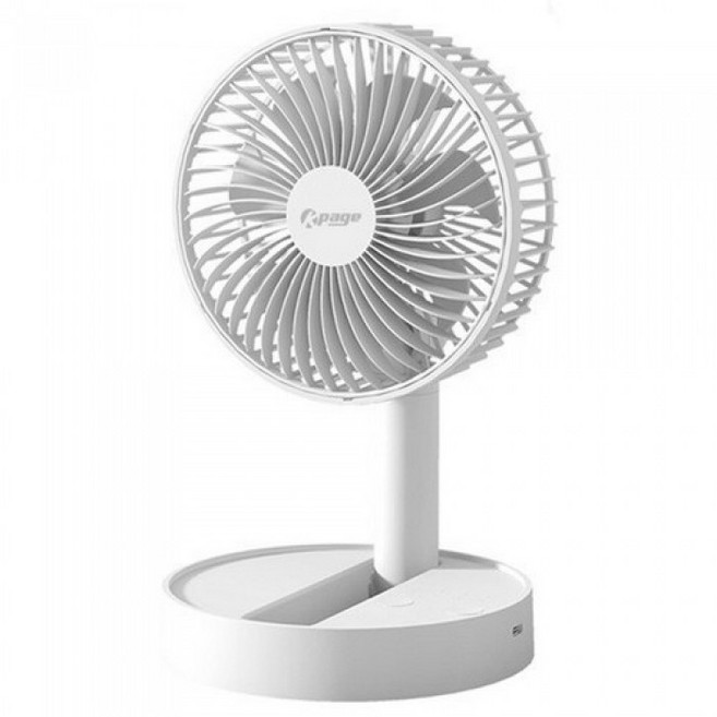 무선 접이식 선풍기 탁상용 캠핑용 4단풍속 타이머