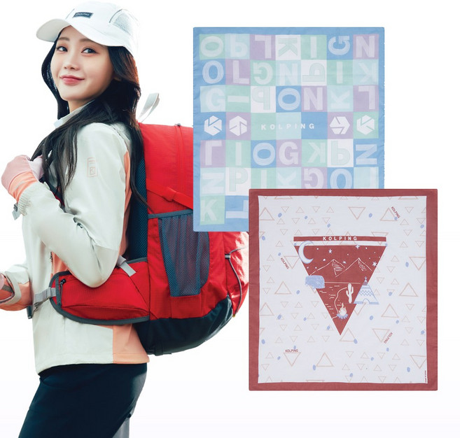 콜핑 공용 사계절 패턴 등산 손수건 3종 택1, 01_0045AK719U_네이비, FREE