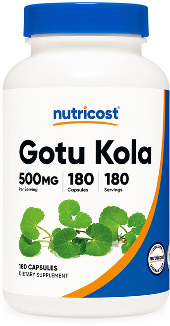 뉴트리코스트 병풀추출물 고투 콜라 500mg 180캡슐 1병, 180정, 1개