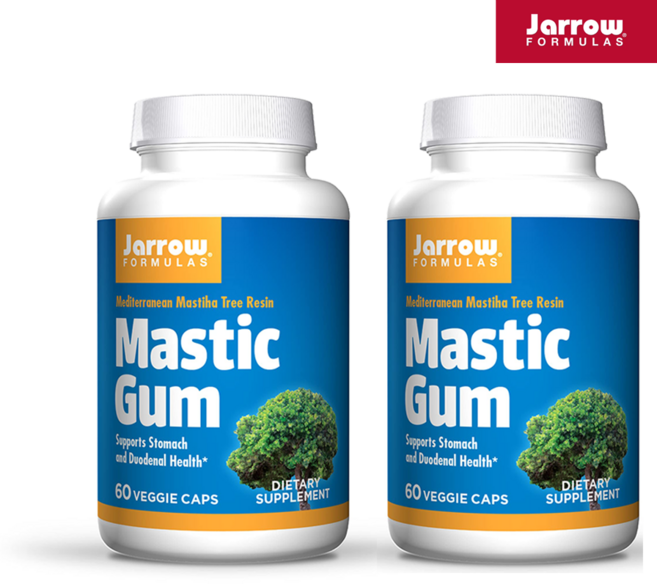 Jarrow Formulas Mastic Gum 매스틱 1000mg 60정 2팩, 1개