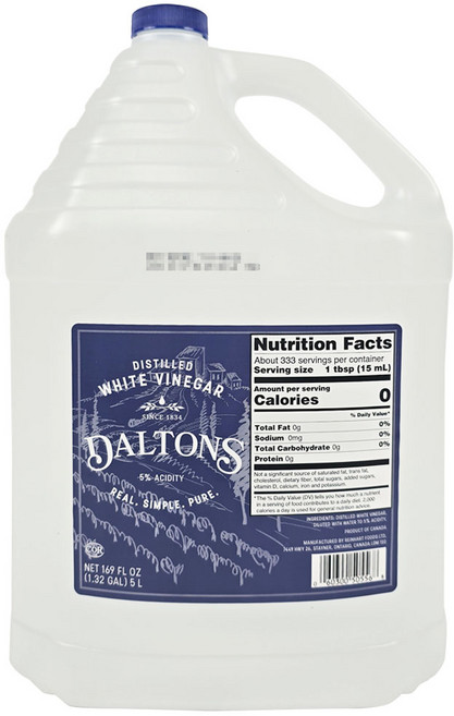 G&B 코스트코 REINHART 청소용 식초 백식초 대용량 5L, 1개