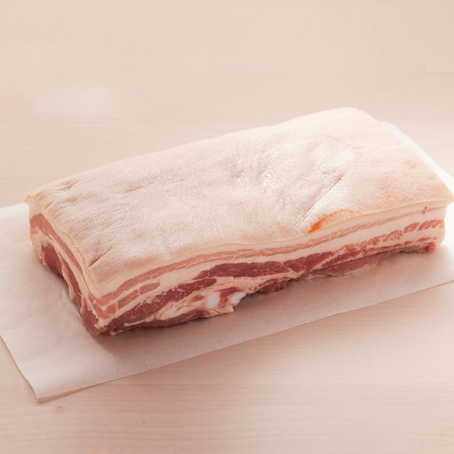 힐링미트 통오겹 통오겹살 캠핑용 바베큐 구이용 보쌈용 2kg, 오겹살 통으로 2kg, 1개