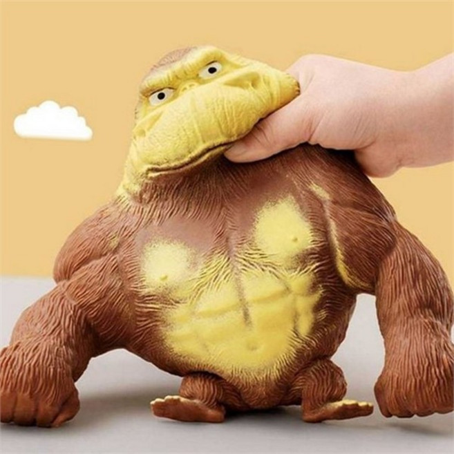 말랑이 주물럭 인형 스트레스 손장난감 장난감 고릴라 주물럭 인형 어린이 말랑말랑 부드러운 촉감놀이
