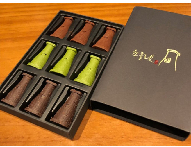 첨성대 초콜릿 생 초콜릿 선물용 세트 (보냉기본포함), 6개, 12g