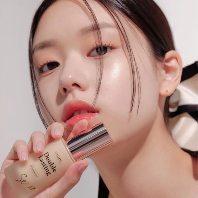 더블 래스팅 세럼 스킨 파운데이션 30g /촉촉한 광채 피부 /자외선차단, 로지퓨어 13C1 - 쿠팡