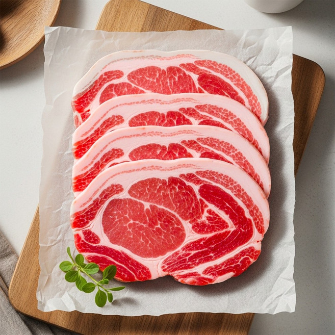 닥터안스프레쉬 무항생제 냉장 한돈 1kg, 500g, 2개, 목살_구이용