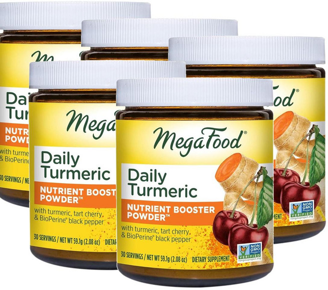 메가푸드 데일리 터메릭 강황 파우더 MegaFood Daily Turmeric, 5개, 59.1g