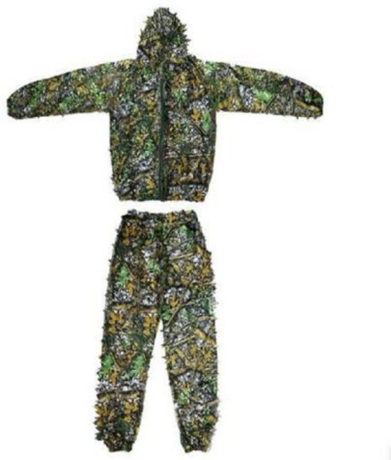 길리슈트 택티컬 군복 에어소프트 코스프레 배틀그라운드 배그 야외 위장 의류 정글 CS 훈련 사냥 바지 후드 자켓, 1)green