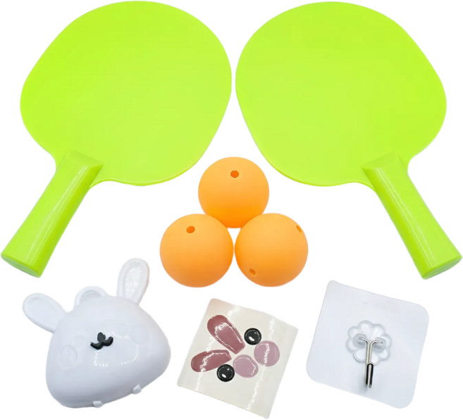 실내 탁구놀이세트 2인용, 1세트, 혼합