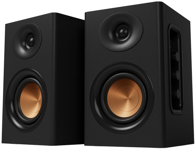 SAUNGYU 앰프내장형 PC 모니터 스피커 2채널 80W Hifi오디오 블루투스 USB DAC 옵티컬 지원, 블랙+코퍼, BK4020A