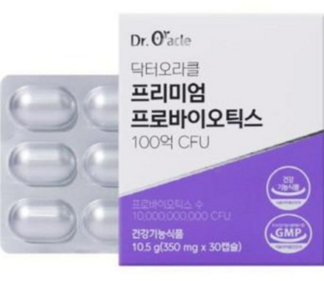 닥터오라클 프리미엄 프로바이오틱스 100억 CFU 유산균 30캡슐, 30정, 1개