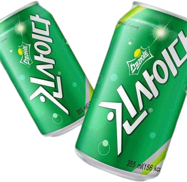 킨사이다 뚱캔 스프라이트 탄산 음료 스파클링 대량 구매, 355ml, 1개