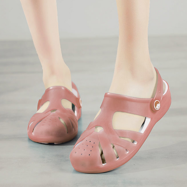 Modern Fashion 여성 발편한 젤리 샌들 비치 슬리퍼 X83