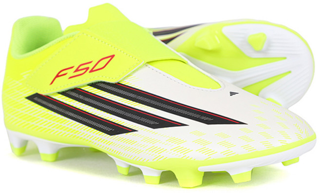 아디다스 키즈 벨크로 축구화 F50 클럽FG/MG 천연잔디/멀티그라운드용