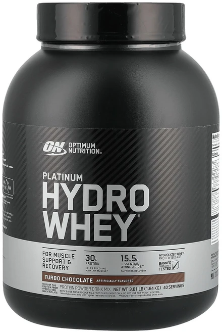 Optimum Nutrition 옵티멈뉴트리션 플래티넘 하이드로 웨이 초콜릿 164kg 파우더 프로틴, 1개 - 쿠팡