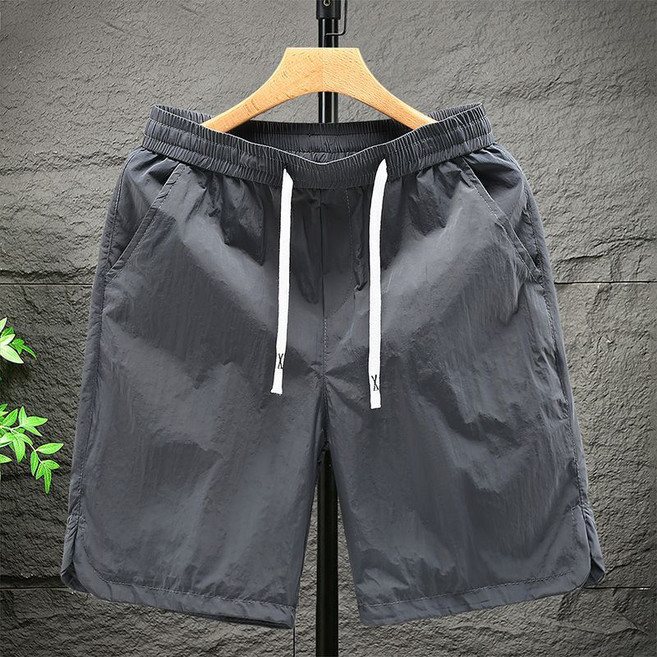男士休閒五分褲 夏季潮流百搭, 1個, K091#灰色4XL 170-180