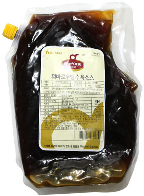 대상 쉐프원 꿔바로우 탕수육소스 2kg 5개 [아이스박스+아이스팩], 대상 쉐프원 꿔바로우 탕수육소스 2kg/[아이박스+아이