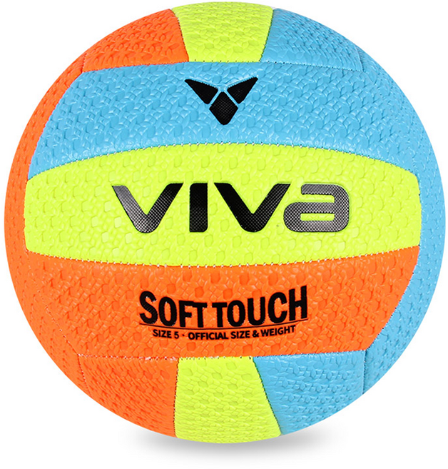 비바 소프트터치 엠보 배구공 5호 비치발리볼 피구공 교재용 및 연습용, 1개, SN3000