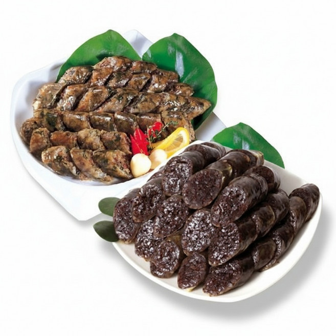 백암전통순대찰순대1kg + 찹쌀순대 1kg, 2개, 1kg