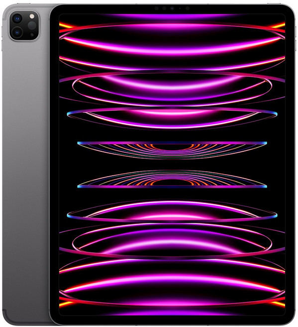 Apple 정품 2022 아이패드 프로 12.9 6세대 M2칩, 스페이스그레이, 128GB, Wi-Fi+Cellular