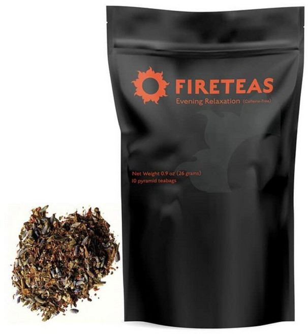 FIRE TEAS 유기농 밀크 씨슬 & 호로파 씨앗 허브 티 생강 포함 - 허브 민간 요법 차 - 루즈 리프 -, 페퍼민트, 라벤더, 생강이 함유된 루이보스, 26g, 10