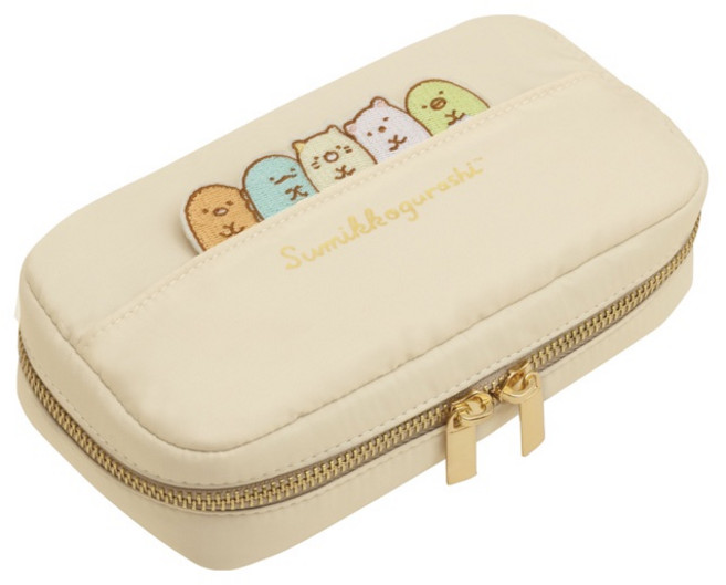 Sumikkogurashi 尼龍布材質 收納包 筆袋 鉛筆盒, 1個